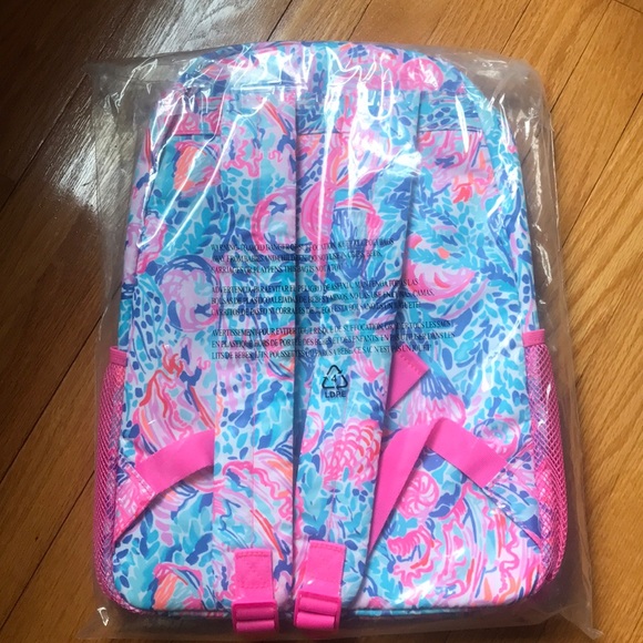 NWT LILLY PULITZER Bahia Backpack - Treasure Trove - Picture 7 of 10